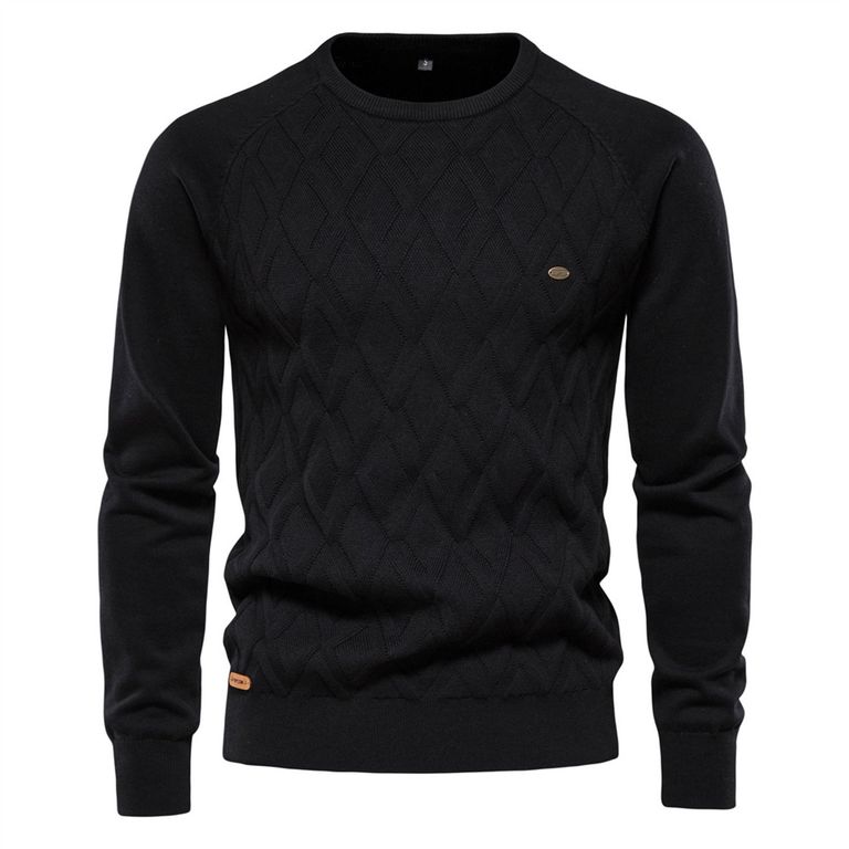 Polera Manga Larga Algodón Hombre
