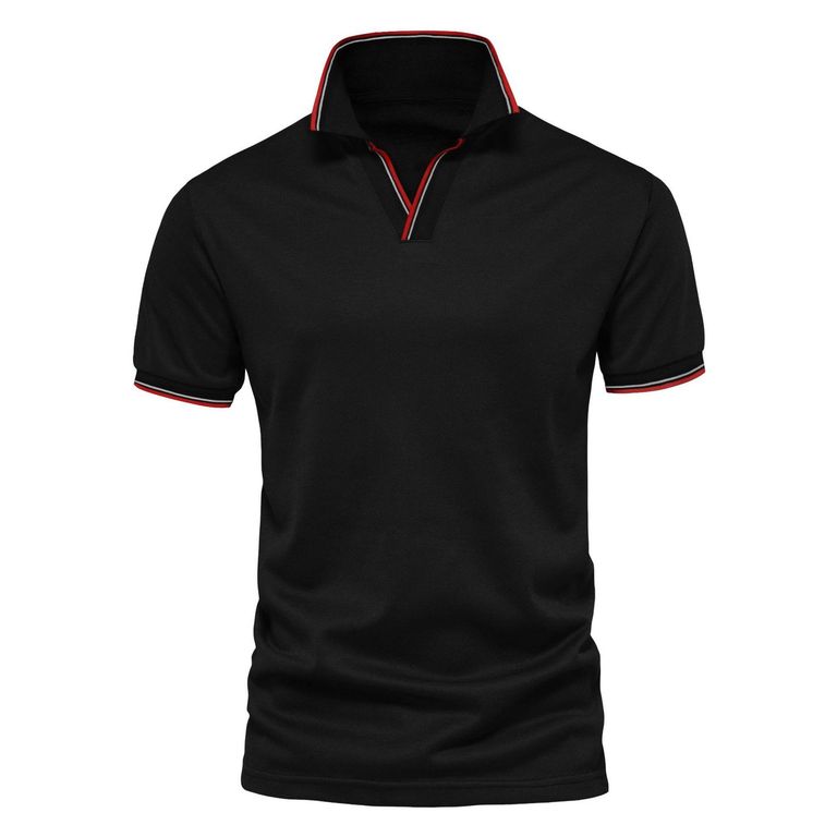 Polera Polo Básica Negro