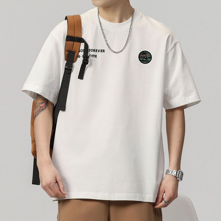 Polera Manga Corta 100 Algodón Slim Fit Hombre