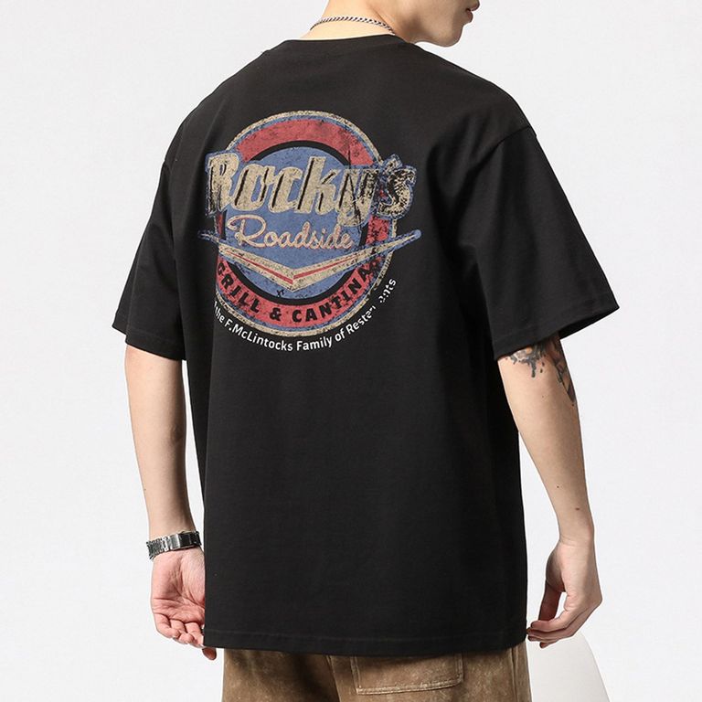 Polera Manga Corta Algodón Hombre