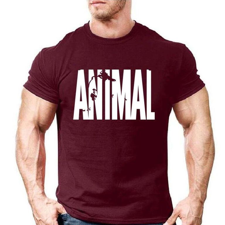 Polera estampada animales para hombre