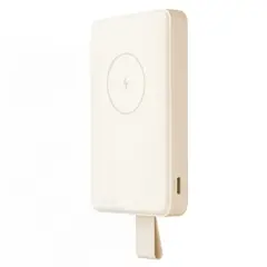 XIAOMI - Power Bank Magnetico 6000mAh carga inalámbrica de 15W - Blanco