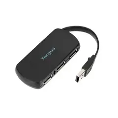 TARGUS - HUB USB 4 PUERTOS USB 2.0 HUB PORTATIL PLUG AND PLAY PN ACH114LP