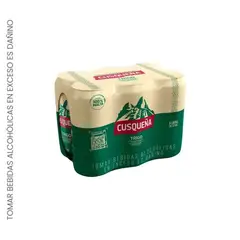 CUSQUEÑA - Cerveza Trigo Sixpack Lata 355 mL
