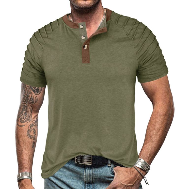 Polera Manga Corta Algodón Hombre