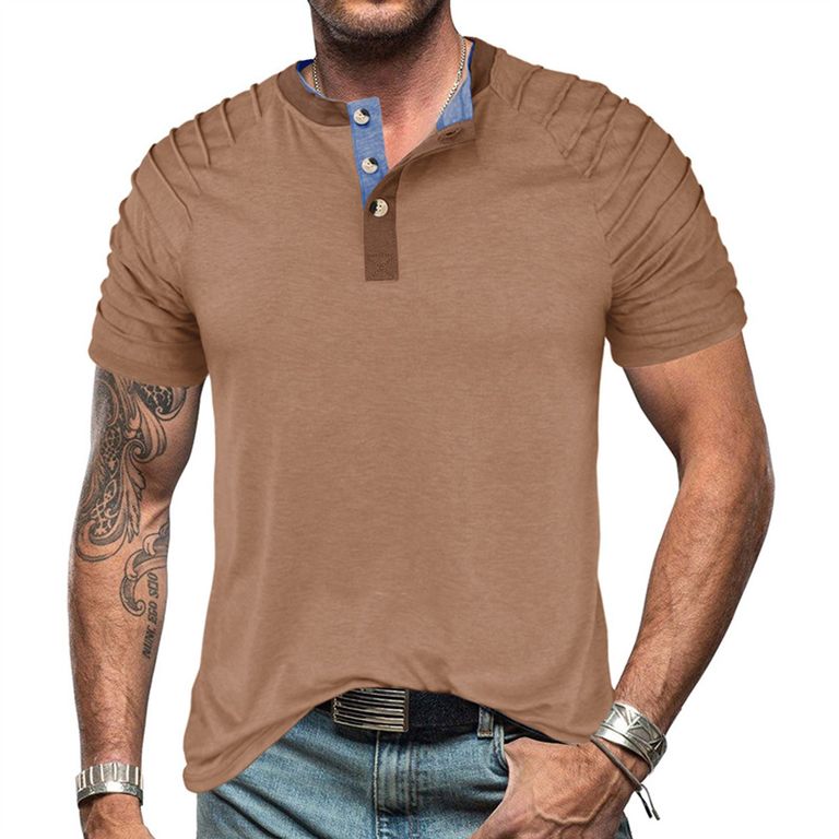 Polera Manga Corta Algodón Hombre