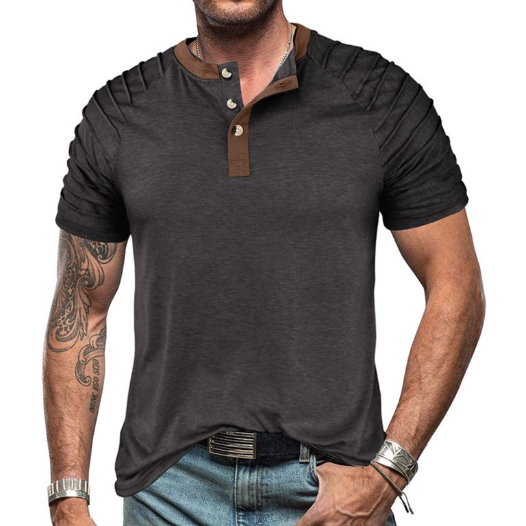 Polera Manga Corta Algodón Hombre