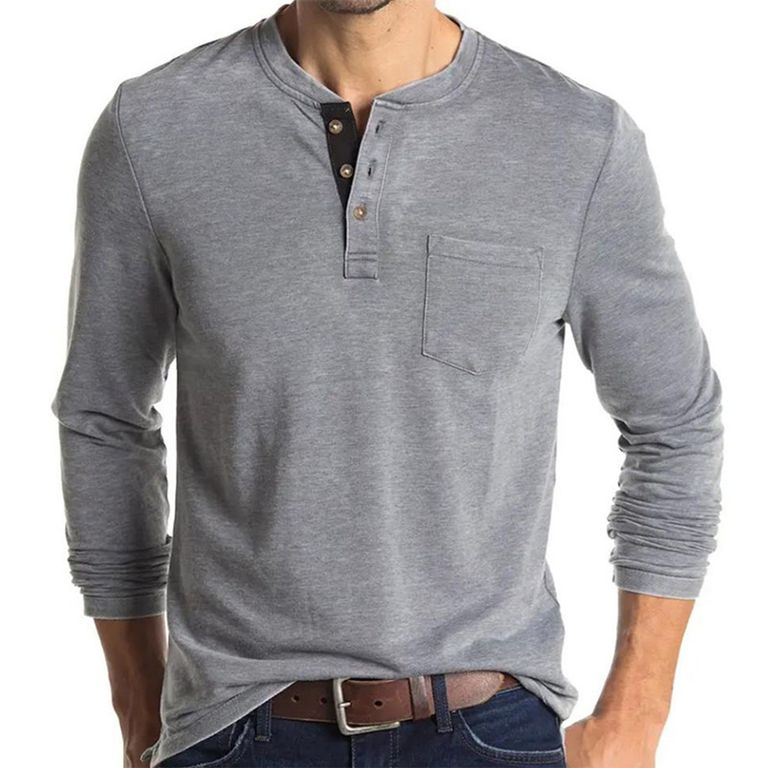 Polera Manga Larga Hombre