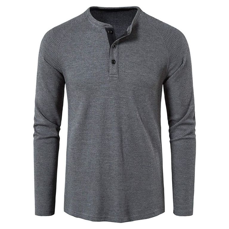 Polera Manga Larga Algodón Hombre