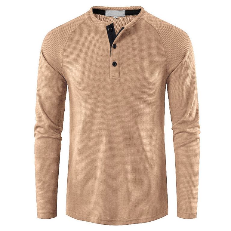 Polera Manga Larga Algodón Hombre