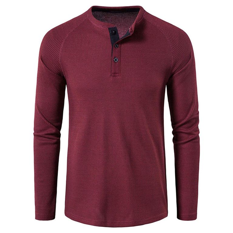 Polera Manga Larga Algodón Hombre