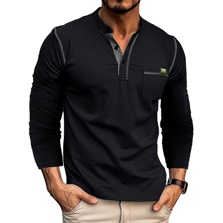 Polera Polo Básica Manga Larga
