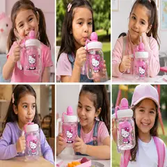 GENERICO - TOMATODO PARA NIÑAS CON FILTRO 650 ML \ROSADO