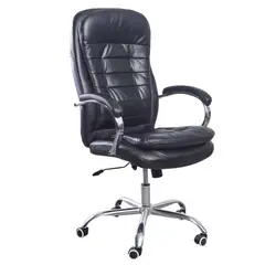 TEMEL - Sillón Ejecutivo Ergonómico Negro IM-330 con Respaldo Alto y Ruedas