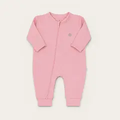 RIKURIY - Enterizo Jacquard Rikury Rosa sin pies