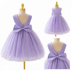GENERICO - SHEIN Glamorique Kids Vestido de princesa formal de tul para niña.