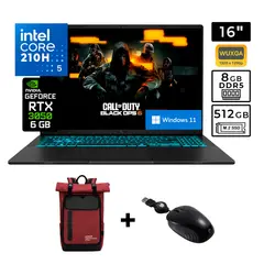 ASUS - Laptop Gamer V16 Core 5 210H RTX3050-6GB 8GB RAM 512GB SSD Win11 - V3607VJ-RP067W