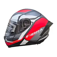 FIBRA - CASCO PARA MOTO INTEGRAL EXA - MATTE BLACKRED