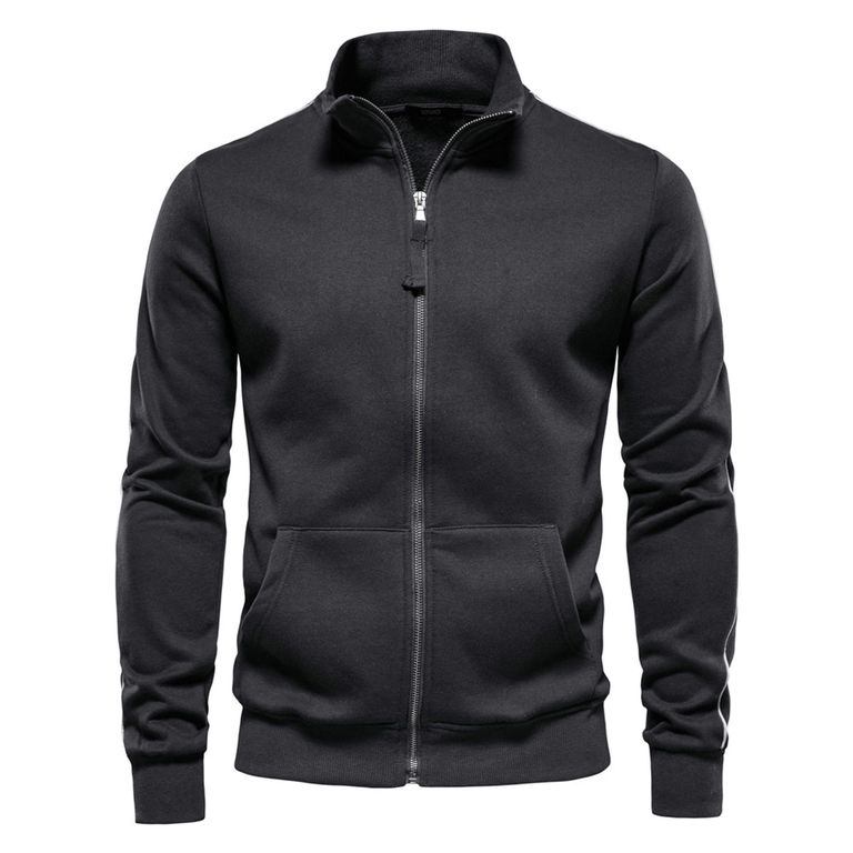 Sudadera con cremallera completa hombre