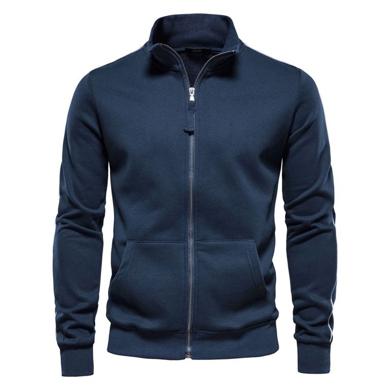 Sudadera con cremallera completa hombre