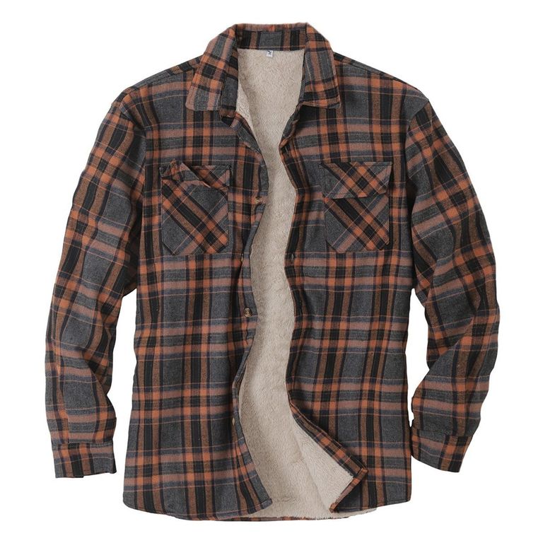 Camisa térmica para hombres - Marrón