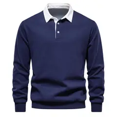 TIOZONEY - Polera de Manga Larga Hombre