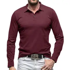 TIOZONEY - Algodón de manga larga para hombre