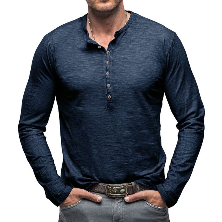 Camisetas de manga larga para hombre