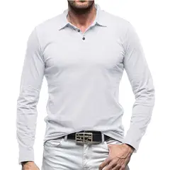 TIOZONEY - Algodón de manga larga para hombre