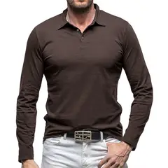 TIOZONEY - Algodón de manga larga para hombre