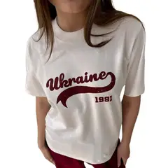 TIOZONEY - Blusa estampada para mujer-Blanco