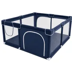 GENERICO - Corral Plegable para Bebé 150 x 180 cm – Azul Marino