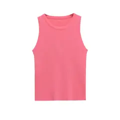 TIOZONEY - Polera Sin Mangas Mujer - Rosado