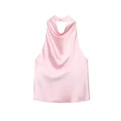 TIOZONEY - Polera Sin Mangas Mujer - Rosado