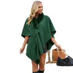 TIOZONEY - Chaqueta Efecto Gamuza Mujer