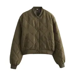 TIOZONEY - Chaqueta acolchada de algodón - Verde