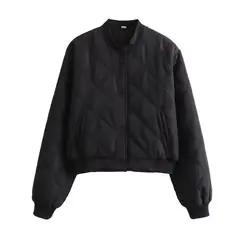 TIOZONEY - Chaqueta acolchada de algodón - Negro