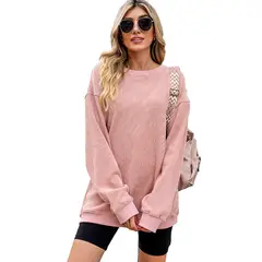 TIOZONEY - Sudadera holgada de mujer