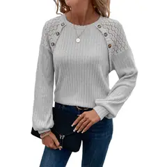 TIOZONEY - Sudadera patchwork de mujer