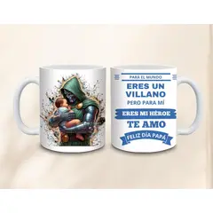 GENERICO - TAZA PERSONALIZADO DIA DEL PADRE - 11 ONZAS, DO OM