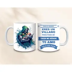GENERICO - TAZA PERSONALIZADO DIA DEL PADRE - 11 ONZAS, DO OM
