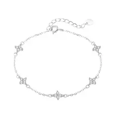ELAHIA JOYERIA - PULSERA ROSETA PLATA