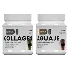 NIBRAY - Colágeno Resveratrol Biotina y Aguaje Fenogreco Pack Belleza Natural