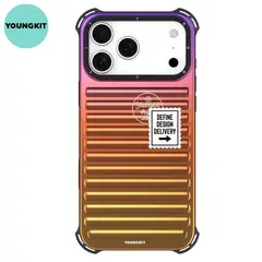 YOUNGKIT - Case para iPhone 17 Pro Max Luggage - Sunset Red