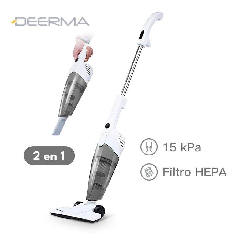 Aspiradora Vertical 2 en 1 DX118C Gris - 600W Filtro HEPA