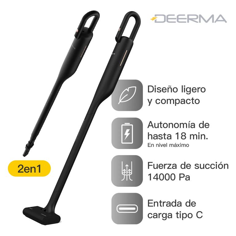 Aspiradora Inalámbrica Negra 120W VC03S