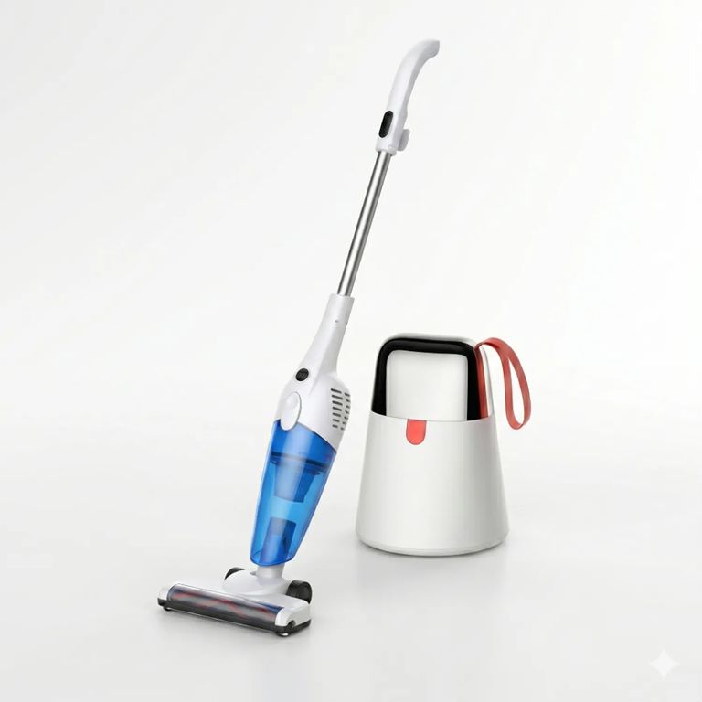 Aspiradora Vertical 2 en 1 DX118C + Removedor de Pelusa Portátil Inalámbrico MQ600