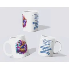 GENERICO - TAZA MUG PERSONALIZADA PARA DIA DEL PADRE - REGALO POR DIA DEL HOMBRE, BLANCO