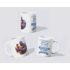 GENERICO - TAZA MUG PERSONALIZADA PARA DIA DEL PADRE - REGALO POR DIA DEL HOMBRE, BLANCO