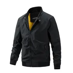 TIOZONEY - Chaqueta de aviador para hombre